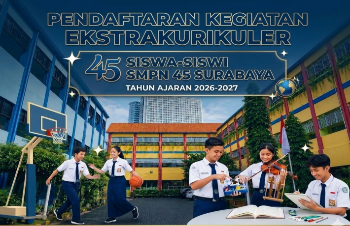 Pendaftaran Ekstrakurikuler SMP Negeri 45 Surabaya